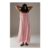 Pink Warehouse Rose Organza Strappy Frill Midi Sundress