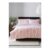 Pink Wavy Striped Reversible Duvet Set – King
