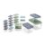 Plastic Nesting Food Storage Containers – Set of 21