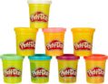 Play-Doh 8-Pack Rainbow Non-Toxic Modelling Compound Set with 8 Colours for Toddlers, Creative Toys for 2 Year Old Kids