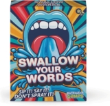 PlayMonster Swallow Your Words Can You Speak With Your Mouth Full Of Water Fun Family Game Party Game For Ages 8