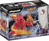 Playmobil 70666 NARUTO SHIPPUDEN Sasuke vs. Itachi, sibling battle with Mangekyou Sharingan and energy spirit Susanoo, Itachis revenge, collectable playset suitable for children and fans ages 5