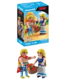 Playmobil 71544 Asterix: Tragicomix and Panacea, beloved couple from the Asterix universe, including bouquet of flowers, sword, and more