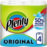Plenty Original Kitchen Roll 4 Rolls 4 x 95 Sheets