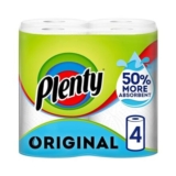 Plenty White Kitchen Towel 4 Rolls 4 Pack