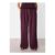 Plum Pleat Front Relaxed Trouser