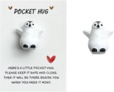 Pocket Hug Keepsake, MiniMini Decorative, Emotional Support Gift, Portable Comfort Token, Touching Message Card Gift, Cute Animal Memento, Love Expression Keepsake, Friend (penguin)