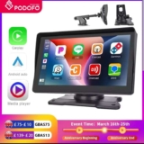 Podofo 7 Wireless Carplay Android auto Monitor Car MP5 Player For Universal with code UK stock – Podofo UK Flagship Store