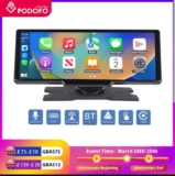 Podofo Wireless Carplay Portable Digital Dashboard Android Auto 10.26 Inch with code – Podofo UK Flagship Store