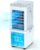 Portable Air Conditioner, 4-in-1 Evaporative Air Cooler Fan, 70W Space-Saving Design, 12L Water Tank, 3 Ice Packs, 3 Speeds, 60 Oscillation, 46dB Quiet, Pet-Friendly Cooling for Home & Office