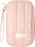 Portable Anti-Theft Passport Brush Bag, Anti Theft Brush Design, Document Organiser, Waterproof Cover for Tickets, Money, Cards, Waterproof Passport Cover with Wrist Strap(Pink)