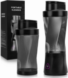 Portable Blender Ice Crusher Extractor 700ml Tritan Portable 360W 20000rpm PCTG Travel Mini Juicer Cup Fruit Mixer for Gym Home Office Sports Outdoor