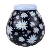Pot of Dreams Hand-Painted Daisy Ceramic Piggy Bank