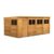 Powersheds Double Door Pent Overlap Dip Treated Shed – 16 X 8ft