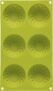 Premier Housewares 804999 6 Sunflower Cake Mould Tray – Lime Green, H3 x W30 x D17cm