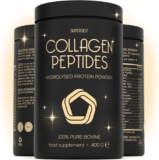 Premium Collagen Powder – Collagen Supplements for Women & Men – Pure Bovine Collagen Peptides 400g – Hydrolysed Collagen Type 1 and 3 for Skin, Hair & Nails – Tasteless, Dissolves Easily, Mixes Well