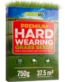 Premium Hard Wearing Grass Seed Premium Quality Heavy Duty Lawn Seed for Overseeding & New Lawns – Defra Approved 1700gr