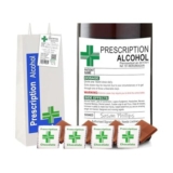 Prescription Wine Label and Bottle Bag with Chocolates