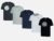 Pretty Green Mens 5-Pack Cotton Crew Neck Short Sleeve T-Shirt