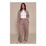 PrettyLittleThing Petite Seam Detail Straight Leg Joggers