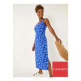 Previous next Roman Dandelion Print Midi Dress – Blue