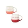 Price & Kensington Slogan Mugs Red and Coral
