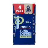 Princes Tuna Chunks in Spring Water 4x145g