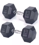 Pro Fitness Hex Dumbbell Set – 30Kg (2 x 15Kg) – £37.10 / 20Kg (2 x 10Kg) – £28 – W/Code – Free C&C