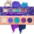 Profusion Cosmetics Blooming Hues – 5 Highly Pigmented Shades Eyeshadow Palette with Built-In Mirror, Multi-Finish & Long-Wearing Formula, Blendable, Vegan & Cruelty-Free Makeup (Delightful Dahlia)