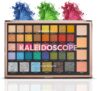 Profusion Cosmetics Kaleidoscope 42 Shade Palette Bright Colors Matte Shimmer Satin Colorful Eyeshadow Makeup Pallete Long lasting and Pro Pigment Silky Powder Eye Shadow