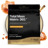 Protein Works Total Mass Matrix 360 – Gold Innovation, Tri Protein Blend, Mass Gainer Protein Powder, Creatine Monohydrate, Glutamine,