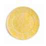 Puglia Bright Yellow Splatter Dinner Plate, 27cm