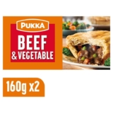 Pukka 2 Beef & Vegetable Pies (160g x 2)