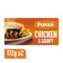 Pukka 2 Puff Pastry Pies Chicken & Gravy 2x172g