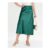 Pull on Bias Cut Satin Skirt Elasticated Waist Skirt