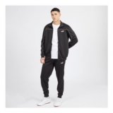Puma Mens Piping Poly Tracksuit Black