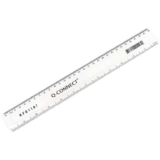 Q-Connect 300mm/30cm Clear Ruler