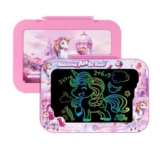 QASUN 10-Inch LCD Drawing Tablet for Kids, Mess-Free Colouring