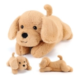 QIMANGAL Plush Brown Dog Cuddle Toy