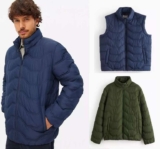 Quilted Core Gilet Black (M-XXL), Navy (S-4XL) / Core Padded Jacket Navy (M,L,XL) Khaki (M-4XL) £7.68 – Free C&C
