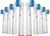 REDTRON Toothbrush Heads for Oral B Electric Toothbrushes, Replacement Brush Head for Oral B(8 Pack), EB17-P Precision Clean Brush Heads Fit for pro 1000/3000/5000, Vitality Smart Genius Series
