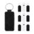 RESFNSE 10Pcs Leather and MDF Keychain Blanks Sublimation Kit