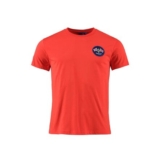 RNLI Heritage Flag Badge T-Shirt, Red