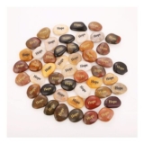 ROCKIMPACT 50-Pack Hope Engraved Inspirational Stones Keepsake