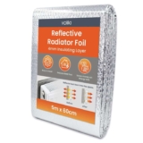 Radiator Foil 5m x 60cm – 1 Pack Folded Radiator Reflector Panels – Shipped / Sold by Rivero products