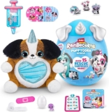 Rainbocorns Puppycorn Rescue Surprise Age 3, Beau the Shepherd – Collectible Plush – Over 12 Surprises, Peel and Reveal Heart, Stickers, Syringe Slime, Ages 3 (Shepherd)