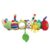 Rainbow Designs Very Hungry Caterpillar Sensory Baby Toy – Soft Activity Toy with Crinkle Sounds, Rattle, Mirror & Teether