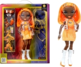 Rainbow High Fashion Doll MICHELLE ST.CHARLES – Orange Doll Fashionable Outfit & 10 Colourful Play Accessories – For Collectors and Kids Ages 4-12 Years