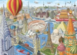 Ravensburger Around the World in 80 Days 1000 Piece Jigsaw Puzzles for Adults and Kids Age 12 Years Up