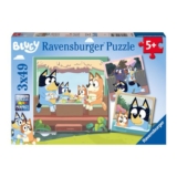 Ravensburger Bluey 3×49-Piece Jigsaw Puzzles, Ages 5